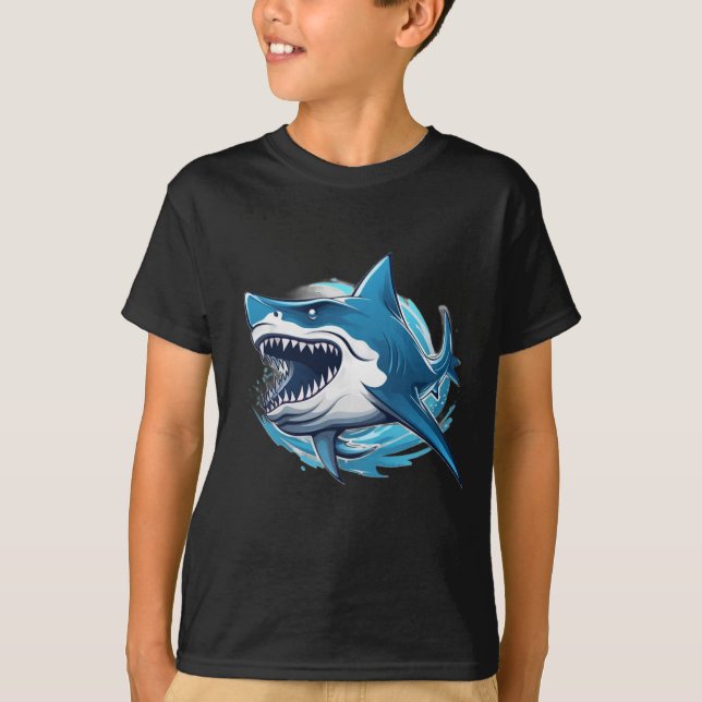 T-shirt Enfants Tee Shark (Devant)