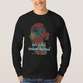 T-shirt Enfants testés humour de maman approuvé par mari m