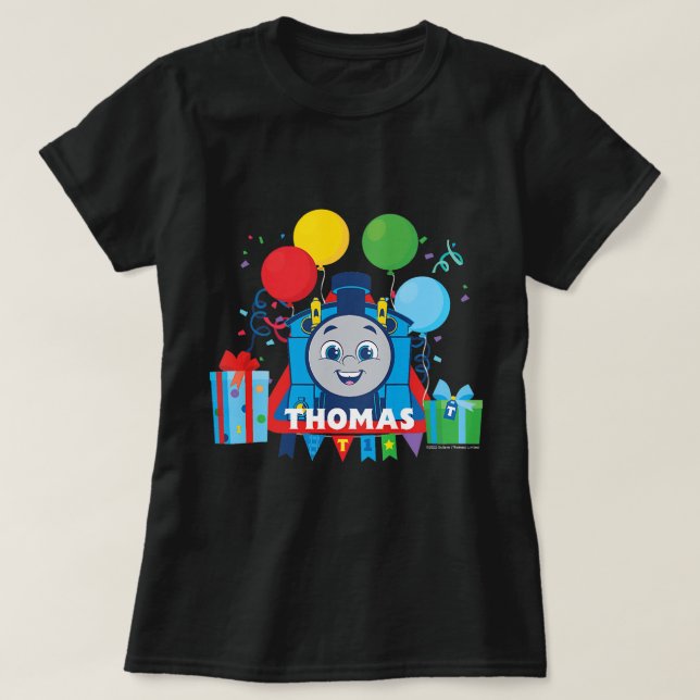 T-shirt Enfants Thomas & Amis - Ballons d'anniversaire (Design devant)