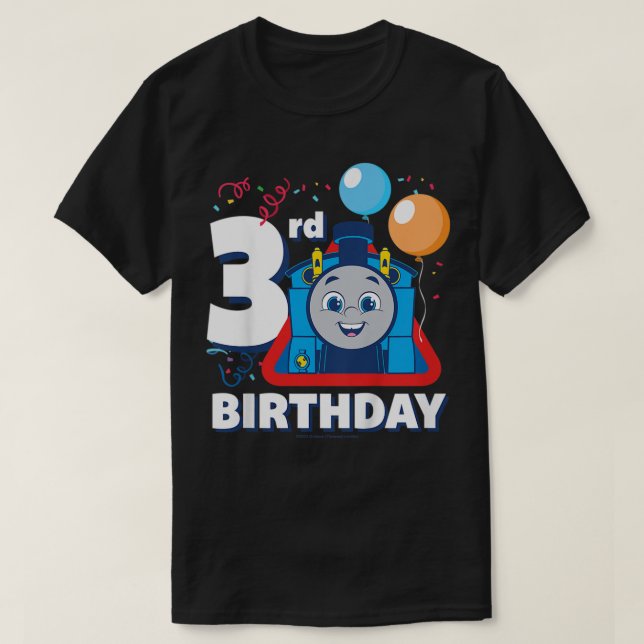 T-shirt Enfants Thomas & Amis - Joyeux 3e anniversaire (Design devant)