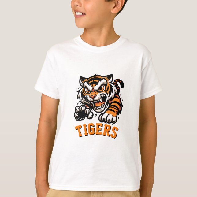 T-shirt Enfants tigres (Devant)