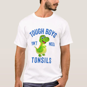 T-shirt Enfants Tonsils Out Cadeau Pour Garçons - Tonsill