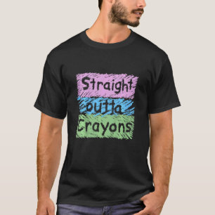 T-shirt Enfants tout droit sortis des crayons de couleur