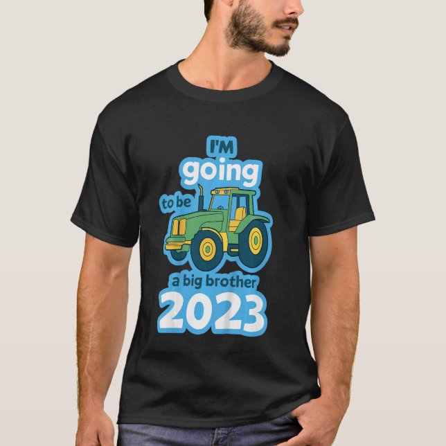 T-shirt Enfants Traktor Je vais être un Big Brother 2023 (Devant)