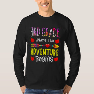 T-shirt Enfants Troisième Année Où L'Aventure Commence