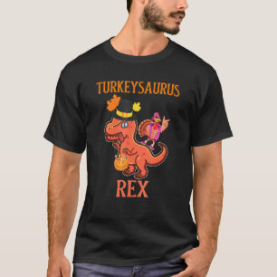 T-shirt Enfants Turkeysaurus Rex Dab Turquie Dino Toddler 