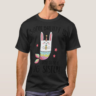 T-shirt Enfants Un Gros Lapin Va Être Une Grande Soeur Pâq