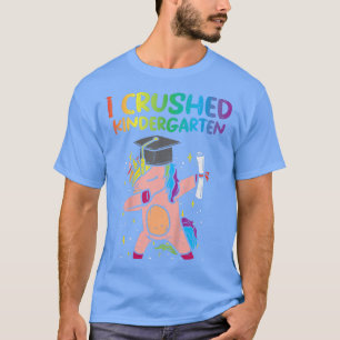 T-shirt Enfants Unicorn Dab I Crushed Kindergarten Dernier