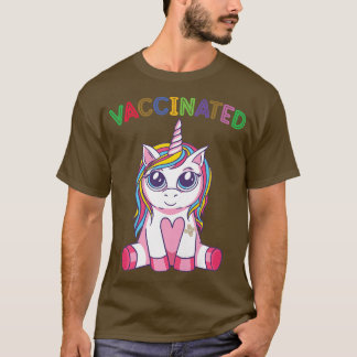T-shirt Enfants Vaccinés pour enfants filles garçons migno
