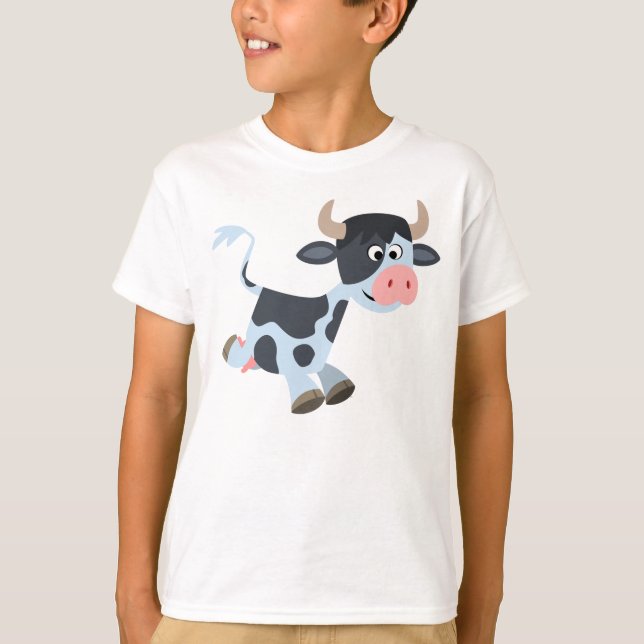 T-shirt Enfants Vache de jote Jogging (Devant)