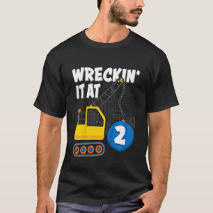 T-shirt Enfants Véhicule De Construction Pour Garçons Anni