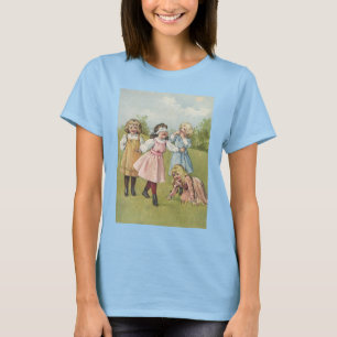 T-shirt Enfants victoriens vintage jouent à Colin-Maillard