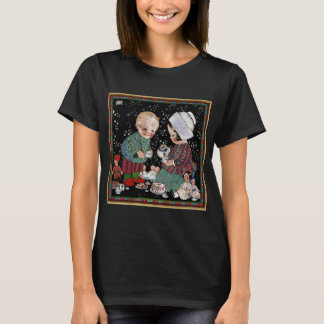 T-shirt Enfants vintage ayant une fausse partie de thé