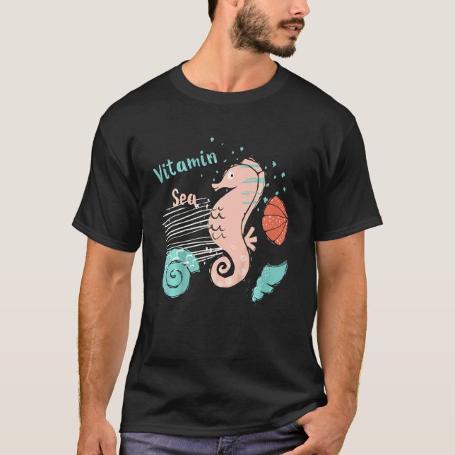 T-shirt Enfants Vitamine Mer Animal (Devant)