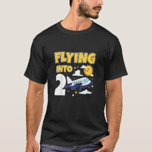 T-shirt Enfants Volant Dans 2 Avions Pilote 2 Ans 2e B