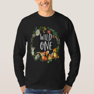 T-shirt Enfants Wild One Zoo Anniversaire Safari Jungle An