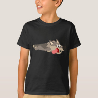 T-shirt Enfants Wolf à la flotte mignonne