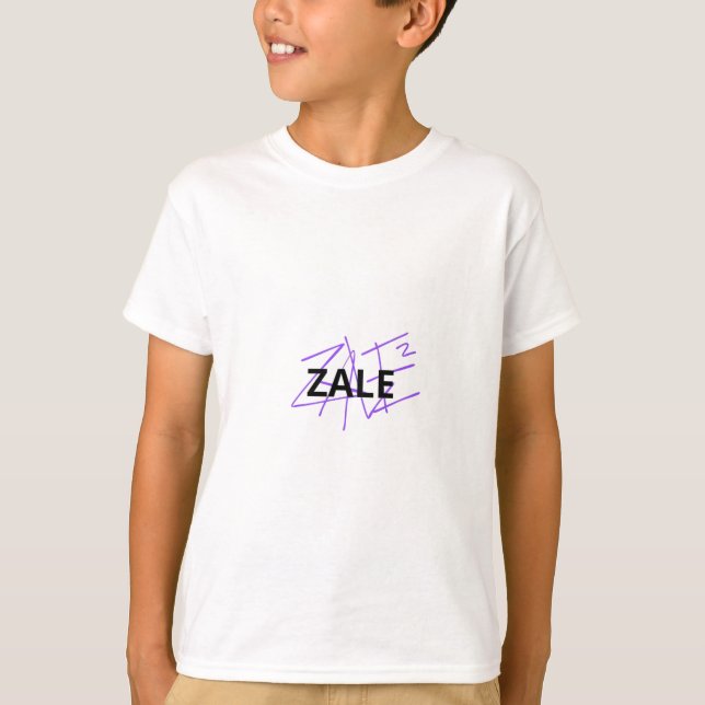 T-shirt enfants Zale logo design (Devant)