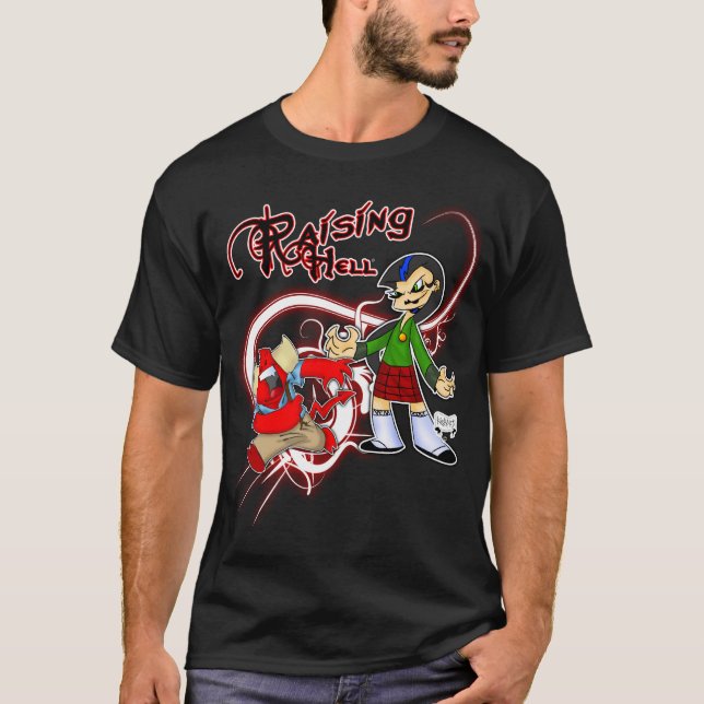 T-shirt Enfer de augmenter : Ève et Keith (Devant)