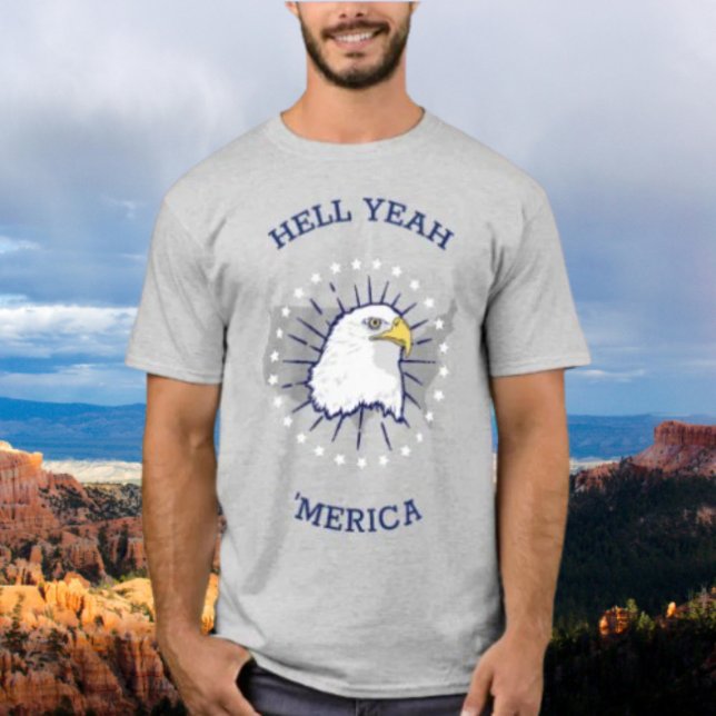 T-shirt Enfer Oui 'Mérique (Créateur téléchargé)