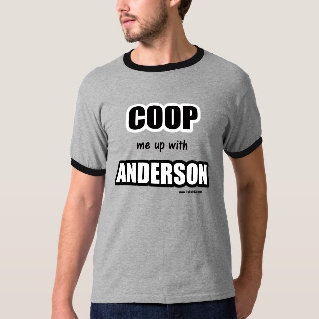 T-shirt Enfermez-moi avec Anderson (Devant)