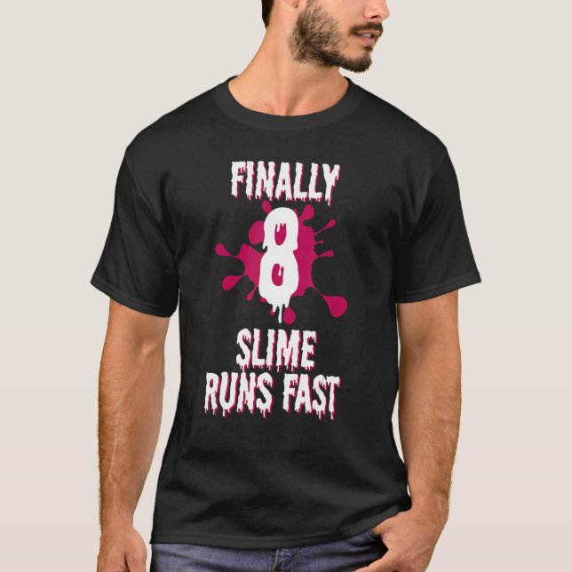 T-shirt Enfin 8 Slime tourne Fast 8th Green Slime Annivers (Devant)