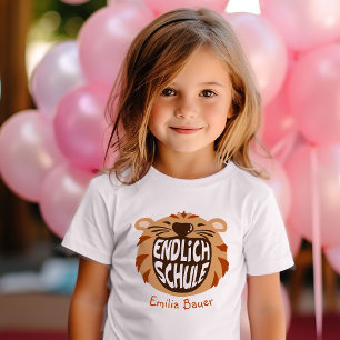 T-Shirt Enfin à l'école Enfant scolarisé 1re année Rentrée