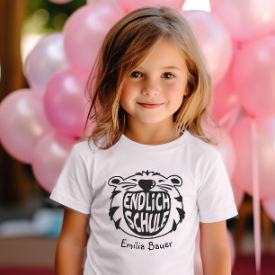 T-Shirt Enfin à l'école Enfant scolarisé 1re année rentrée