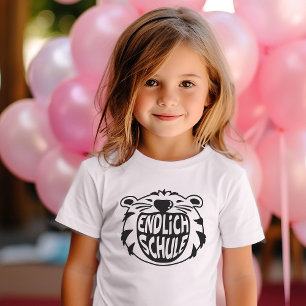 T-Shirt Enfin à l'école Enfant scolarisé 1re année rentrée