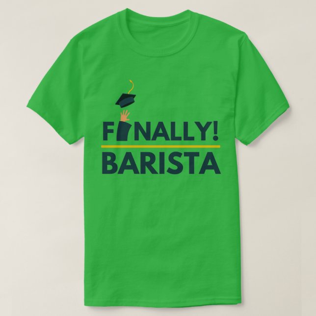 T-shirt Enfin Barista (Design devant)