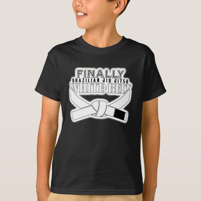 T-shirt Enfin BJJ White Belt !!! (Devant)