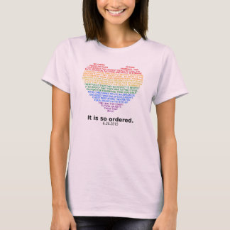T-shirt enfin égal de dames