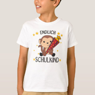 T-shirt Enfin Schokind Monkey School Sac Rock Le
