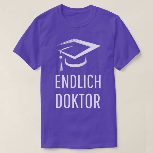 T-shirt Enfin un médecin (Design devant)