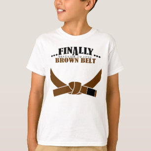 T-shirt Enfin une ceinture Brown BJJ !!!