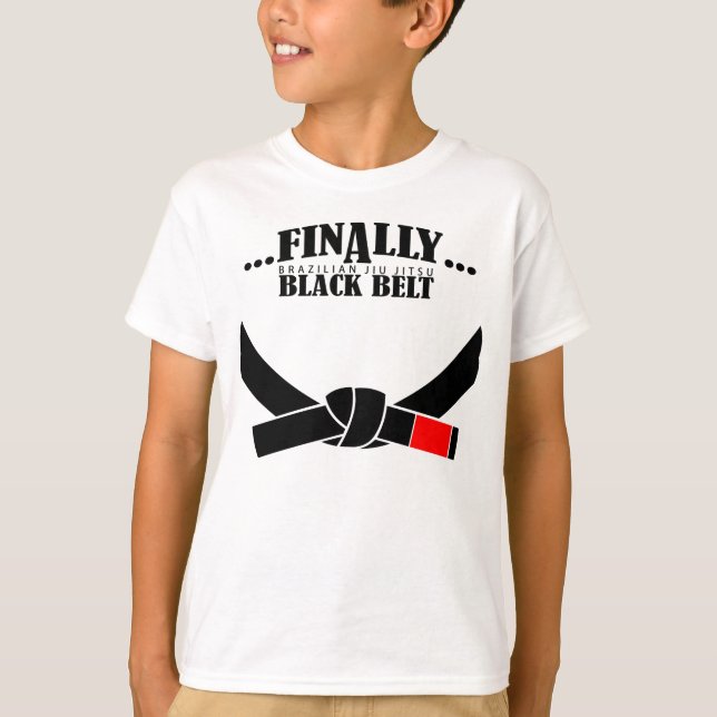 T-shirt Enfin une ceinture noire BJJ !!! (Devant)