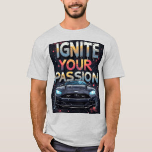 T-shirt 🔥 Enflammez la passion Conception d'éclaboussure