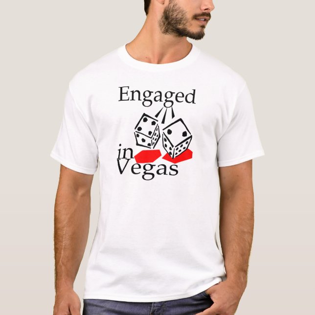 T-shirt Engagé À Vegas (Devant)
