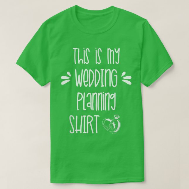 T-shirt Engaged Bride to Be Future Mrs This is My Wedding  (Design devant)