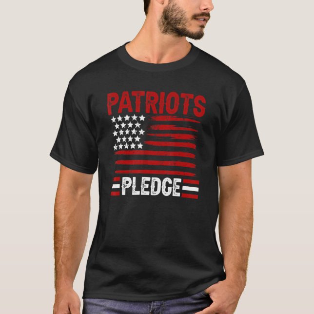 T-shirt Engagement 3 des patriotes (Devant)
