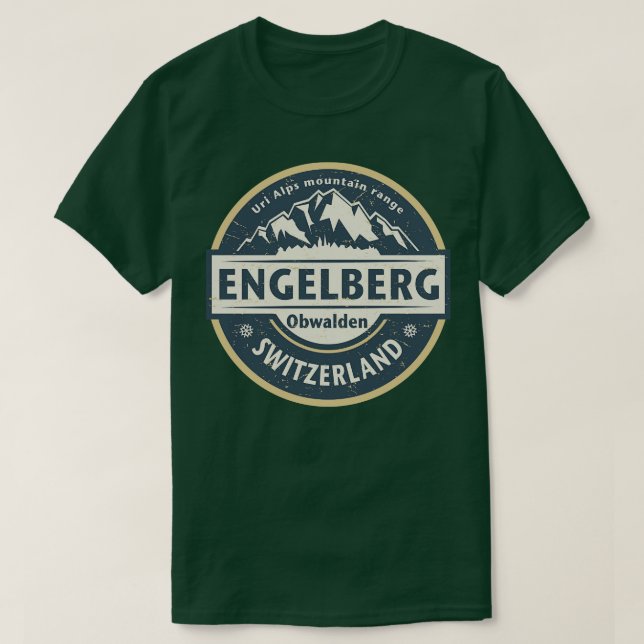 T-shirt Engelberg Suisse (Design devant)