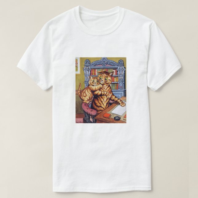 T-shirt Engendrez le chat (de papa), Louis Wain (Design devant)