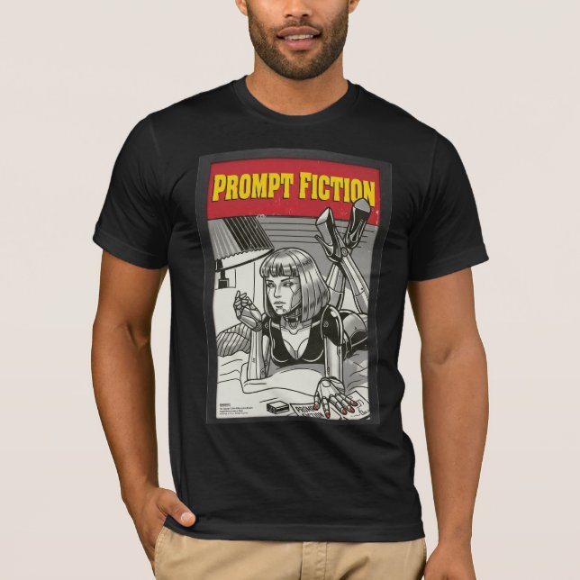 T-shirt engine9 - Prompt Fiction T Shirt (Devant)