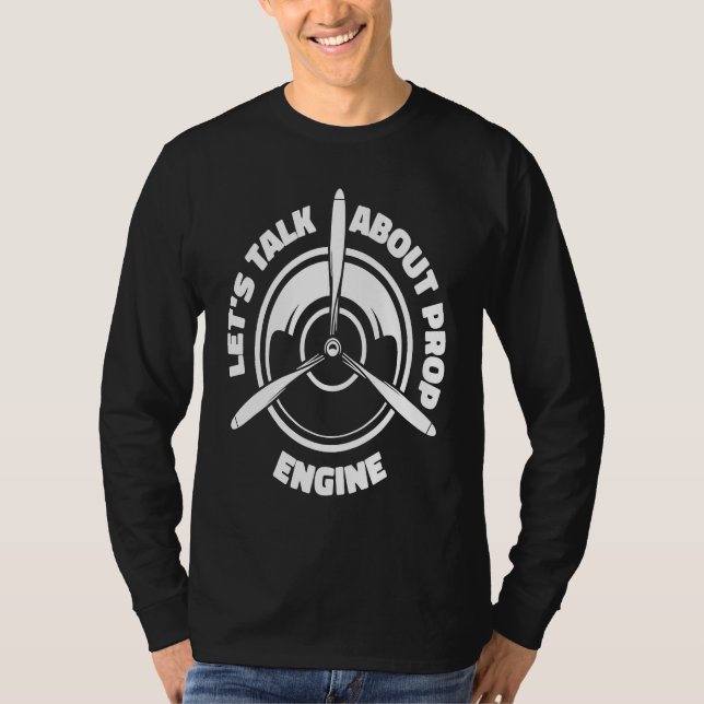 T-shirt Engineer Propeller Technician  Aircraft Mechanic (Devant)