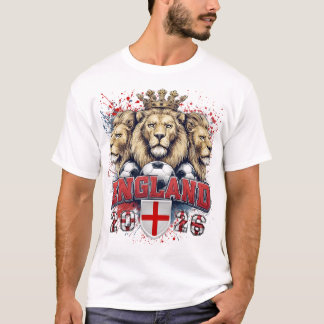T-shirt England 2026 Lion, England Soccer, Footbal fan