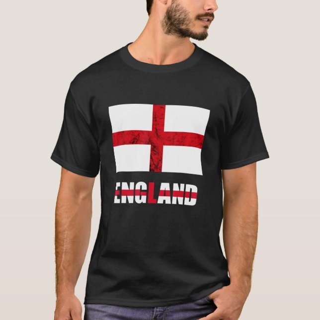 T-shirt England Flag St George (Devant)