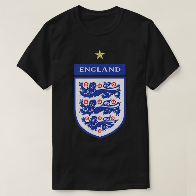 T-shirt england lionesses football 2022 Trois héraldique L (Design devant)