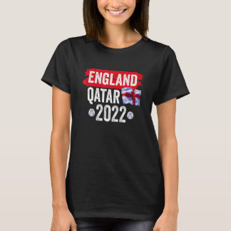 T-shirt England Soccer England Soccer Team Uk Football Qat