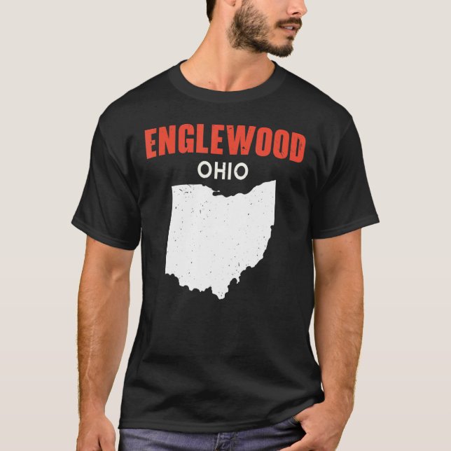 T-shirt Englewood Ohio USA State America Travel Ohioan (Devant)