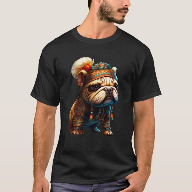 T-shirt English Bulldog Bulldog Mom Bulldog Dad Bulldog (Devant)